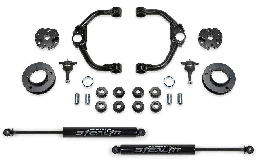 Fabtech 3" BJ UCA Lift Kit Stealth Shocks 19-up Ram Rebel 2-4WD - Click Image to Close